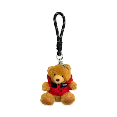 The North Face MT Bear Keyring "Brown/Red"
