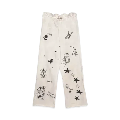 SYUMAN. Memorial ravioli Sweat-trousers "OFF"