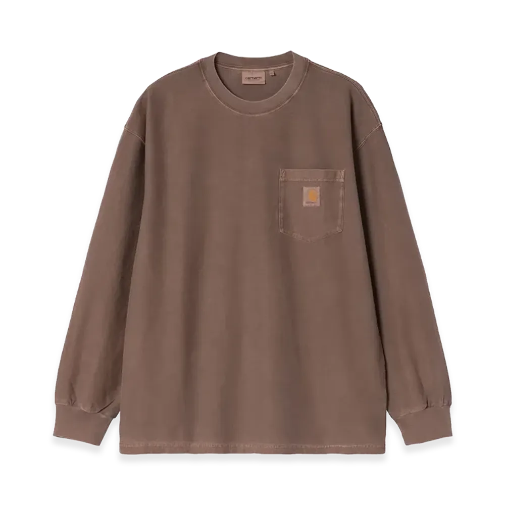 Carhartt WIP L/S Loose Pocket T-Shirt "Tobacco/Garment Dyed"
