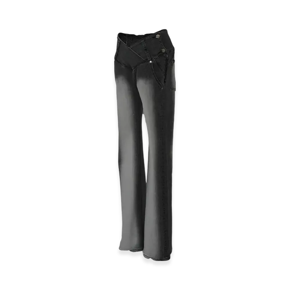THEREDTHREAD S V-Shape Denim 1 "Black"