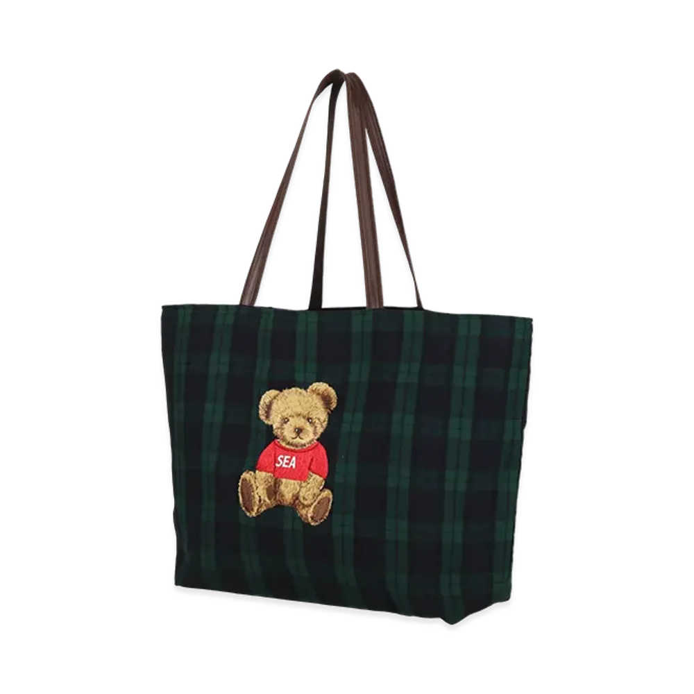 WIND AND SEA Bear Black Watch Tote Bag "Mix"