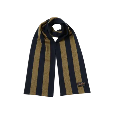 BEAMS Cashmere School Scarf "Navy"