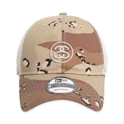 Stussy x NEW ERA 9Twenty SS Link Trucker "Desert Camo"