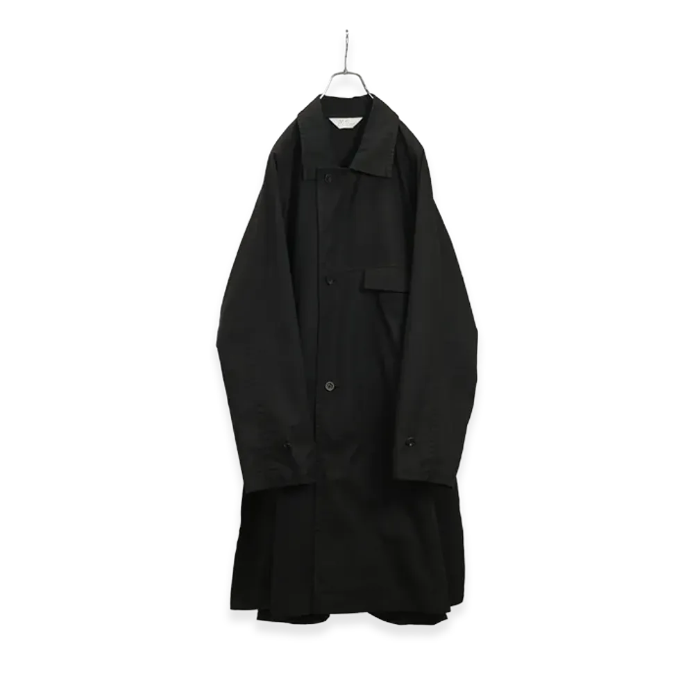 ANCELLM Single Breasted Collar Coat "Black"