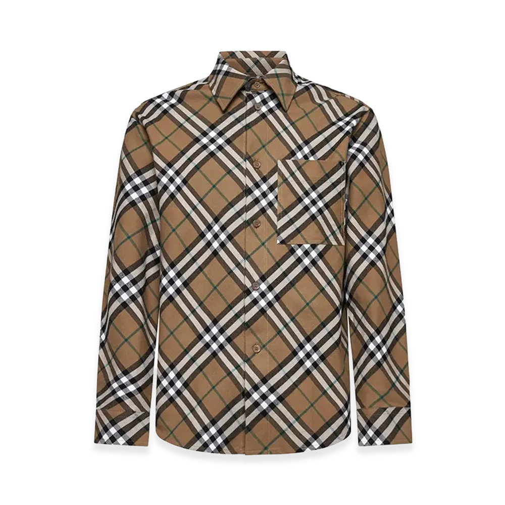 Burberry Embroidered Oxford Shirt "Checked"
