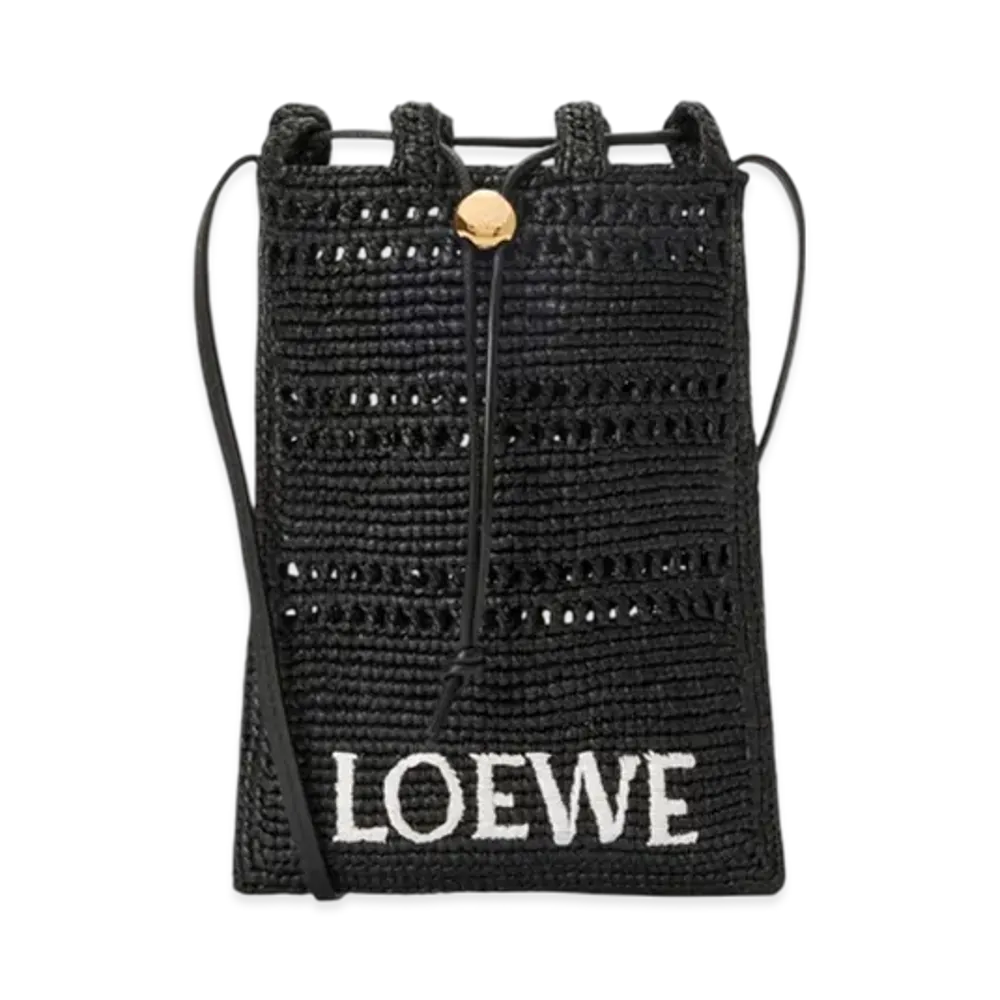 LOEWE Drawstring Pocket "Black"