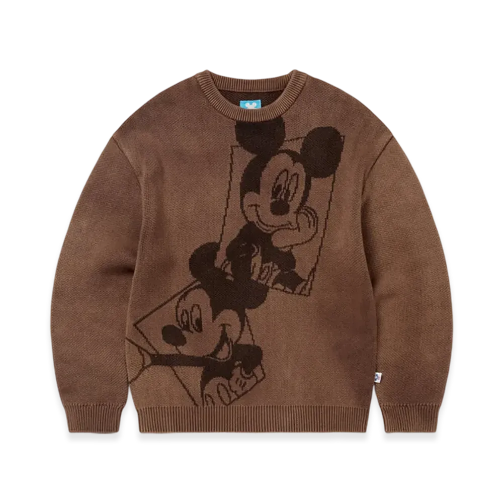thisisneverthat x Disney Mickey Frame Knit "Brown"