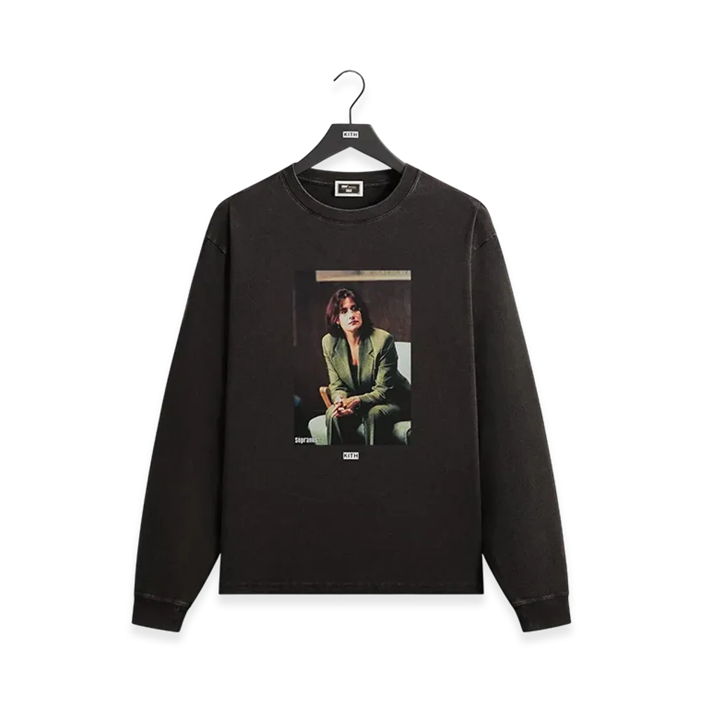 Kith x The Sopranos Jennifer Vintage Long Sleeve Tee "Black"