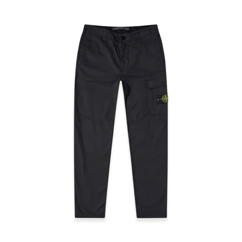 Stone Island 32419 Supima Cotton Twill Stretch-TC Cargo Pants - 22SS "Navy Blue"