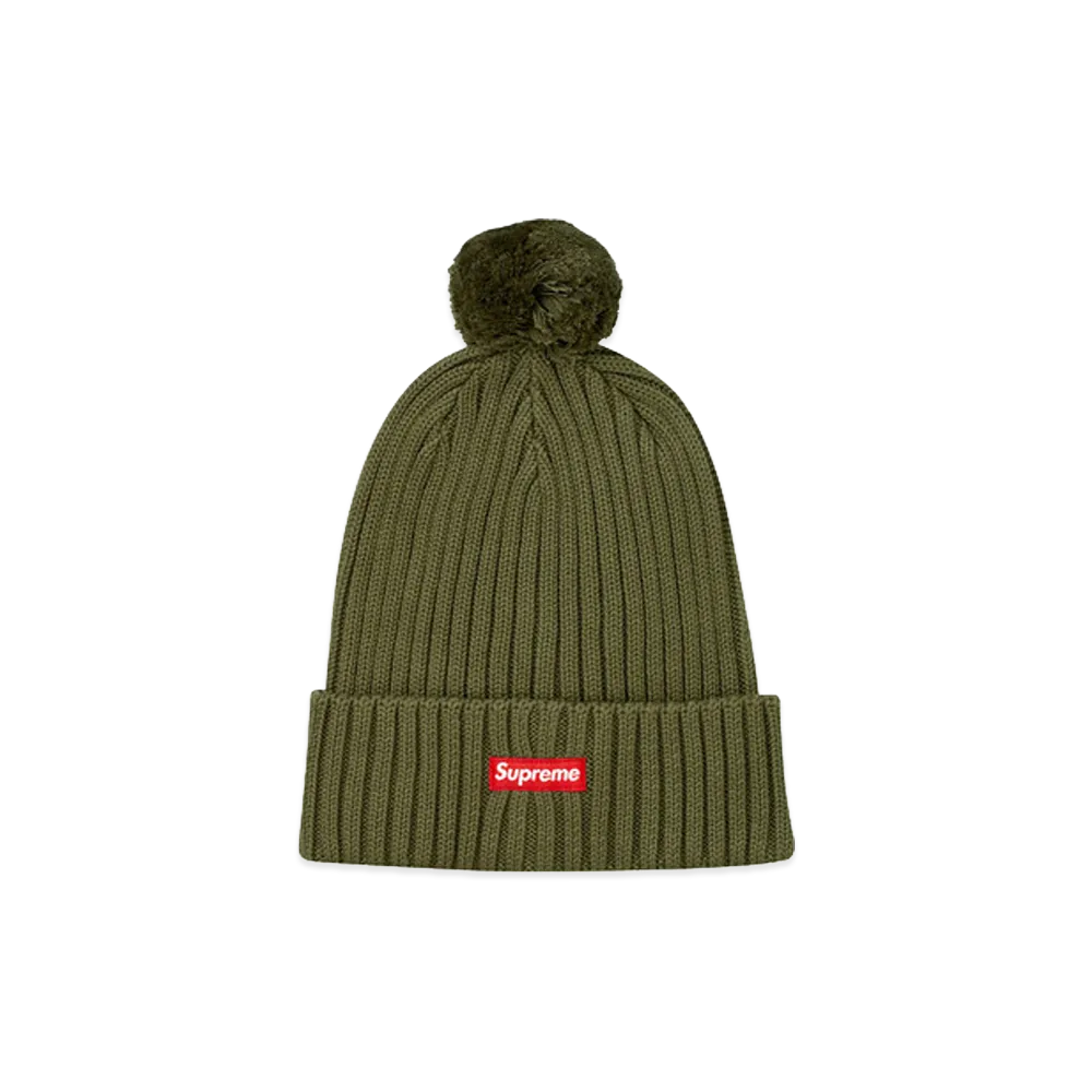 Supreme Ribbed Beanie "Olive"