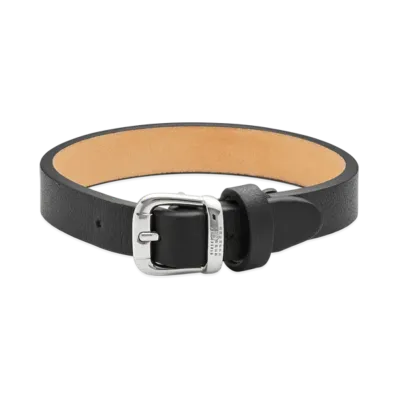 MM6 Maison Margiela Buckle Bracelet "Black"