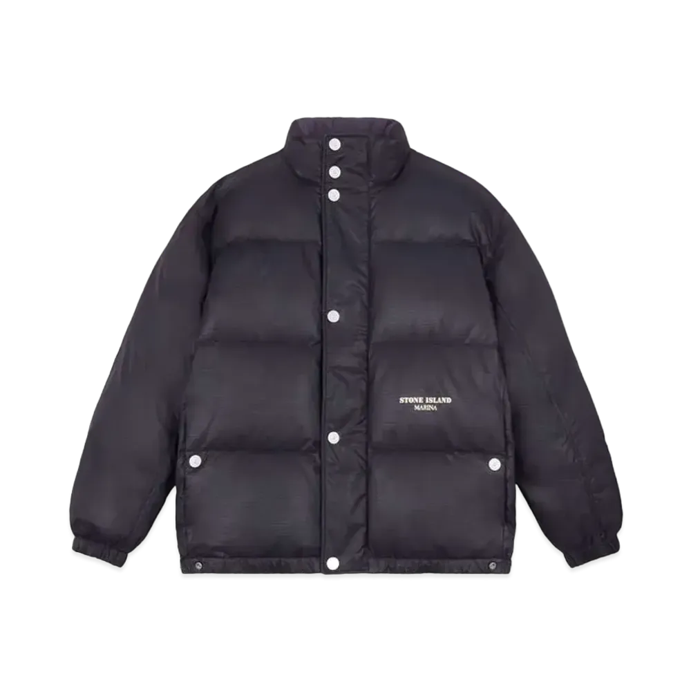 Stone Island 446X1 Nylon Ripstop Cover Down Stone Island Marina "Ink Blue"