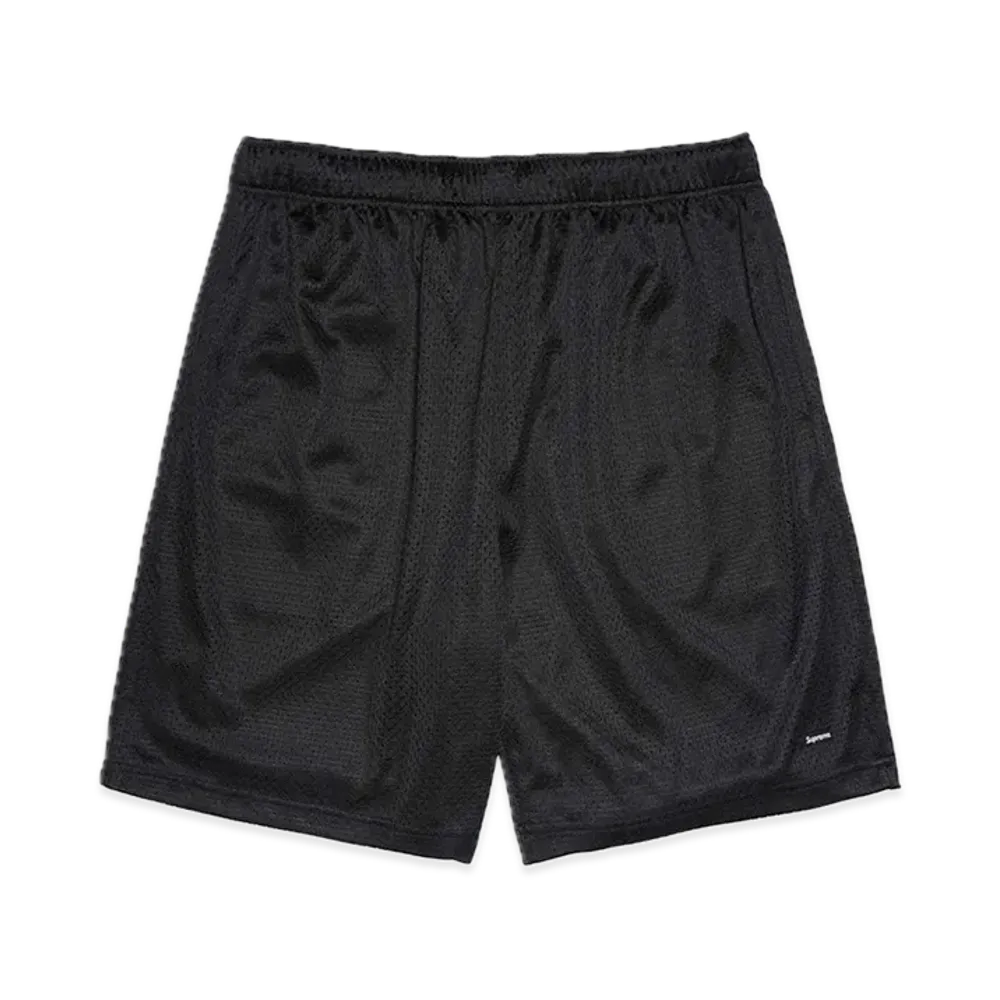 Supreme Small Box Baggy Mesh Short "Black" (24SS)