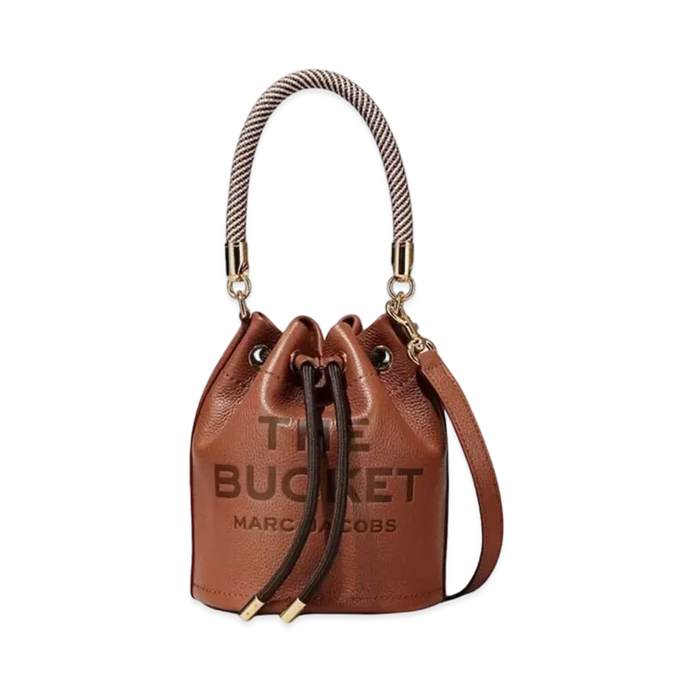 Marc Jacobs The Leather Bucket Bag "Argan Oil"