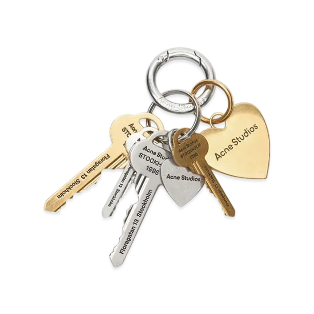 Acne Studios Keyring "Gold/Silver"