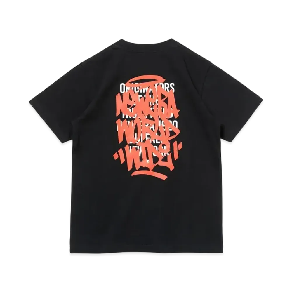 NEW ERA Youth Short Sleeve Cotton T-Shirt Graffiti "Black"