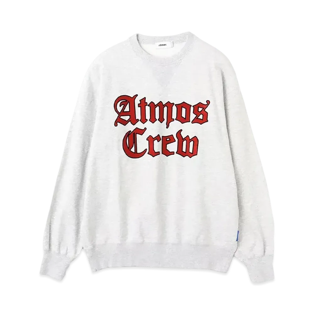 atmos Flocky Print Sweatshirt "Grey"