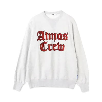 atmos Flocky Print Sweatshirt "Grey"