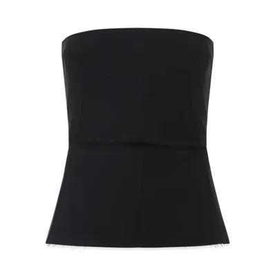Rick Owens Women's Bustier Top "Black"
