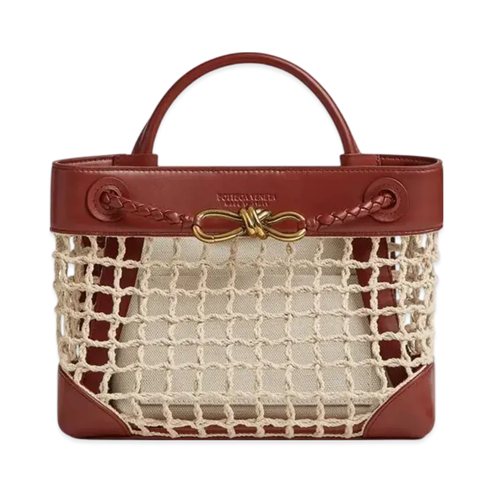 Bottega Veneta Small Andiamo "Natural/Sapele"