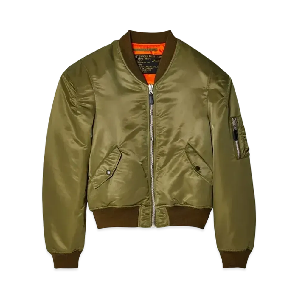 doublet Robot Zip Up Bomber Jacket "Khaki"