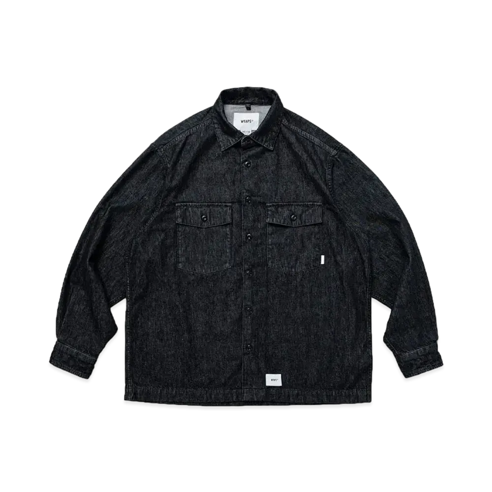 WTAPS Cbw / LS / Cotton. Denim "Black"