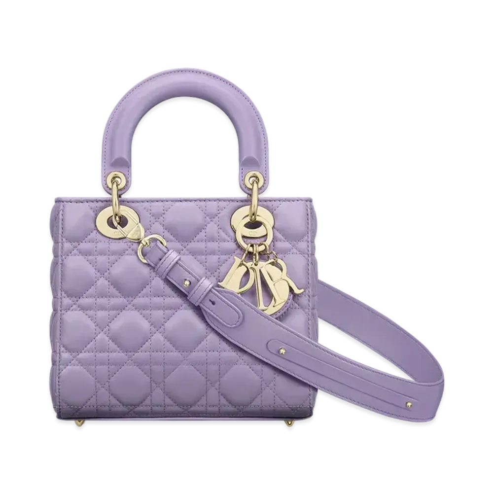 Dior Small Lady Dior My ABCDior Bag Cannage Lambskin "Lilac"