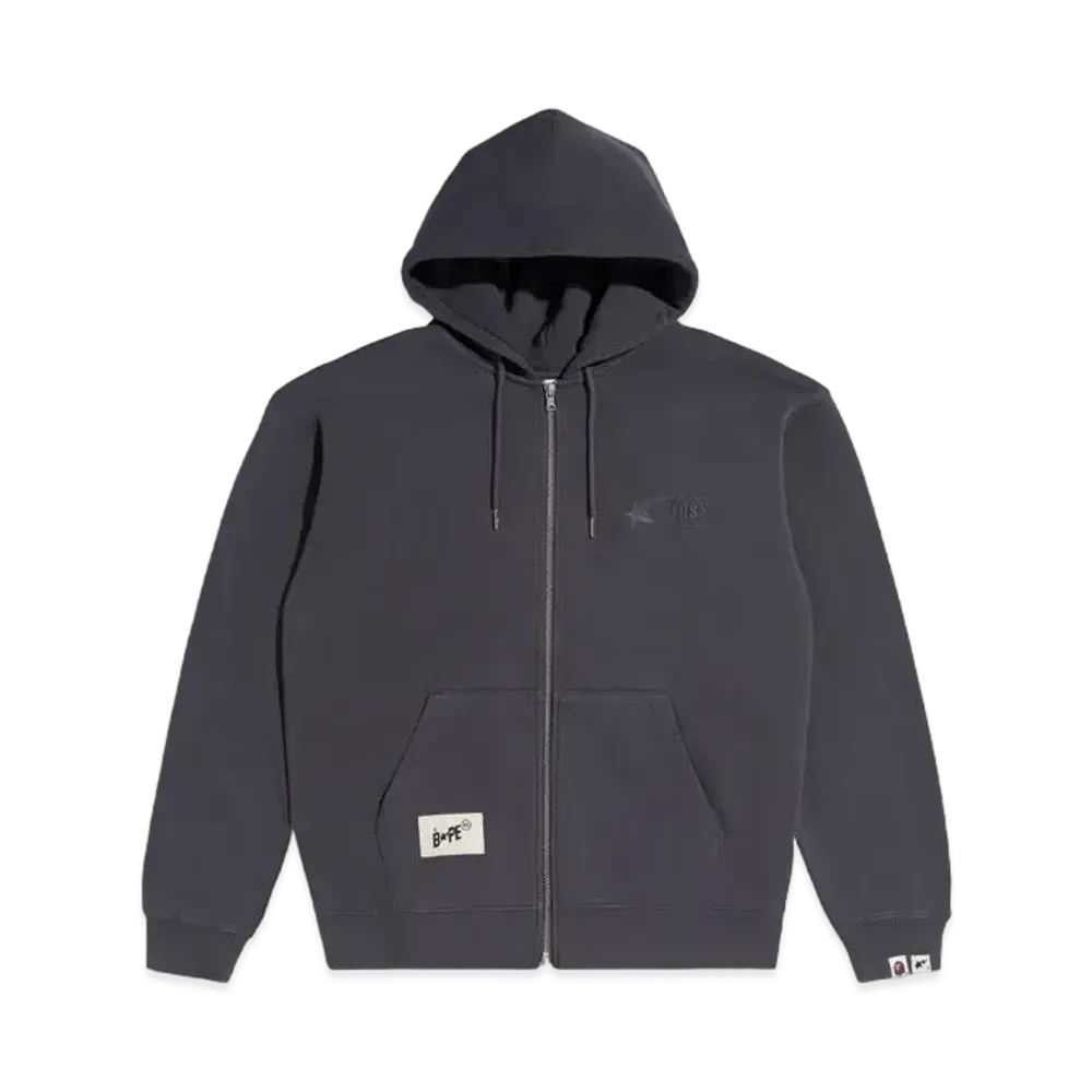 A BATHING APE x HIGHSNOBIETY Full Zip Hoodie "Charcoal"