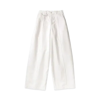 KAPITAL Chino Boogie Day Baggy Pants "White"