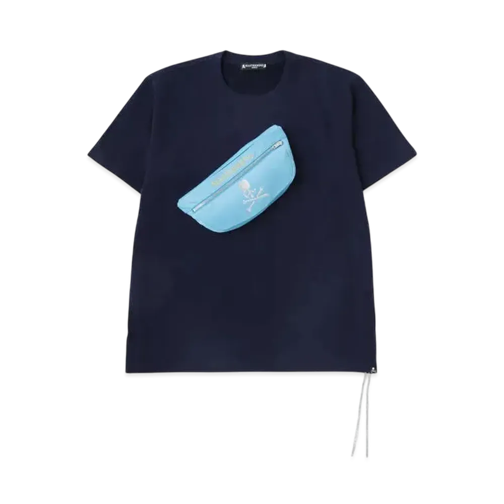 mastermind WORLD Bag Pocket SS Crewneck 2 "Navy"