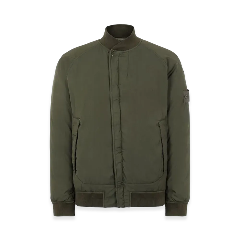Stone Island 439F2 Ghost Piece Stretch Wool Nylon TC Down Jacket - 20FW "Military Green"