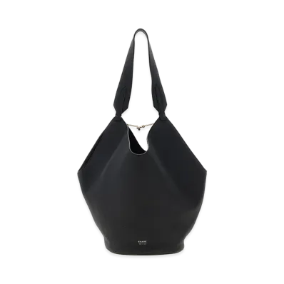 KHAITE Women's 'Lotus Small' Shopping Bag "Black"