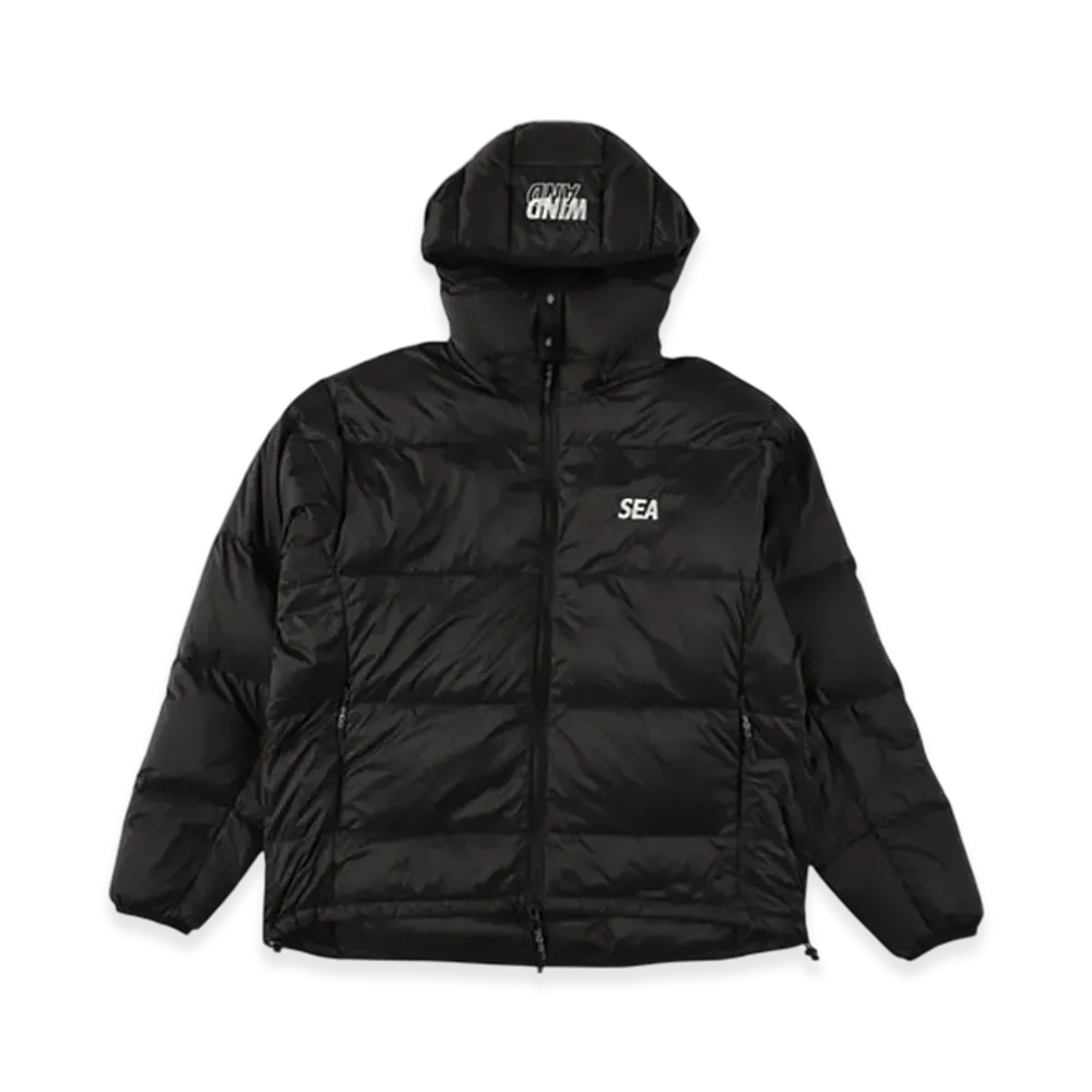 WIND AND SEA x TAION Hooded Down "Black"
