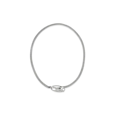 Diesel Dx1534040 Stainless Steel Chain Necklace "Silver"