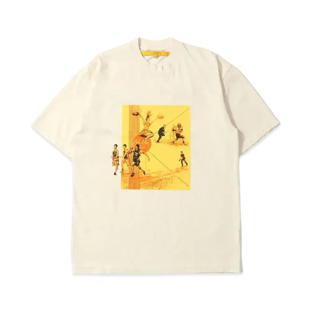 UNION x THE BROAD x PATRICK MARTINEZ Pee Chee Tee "Faded Cream"