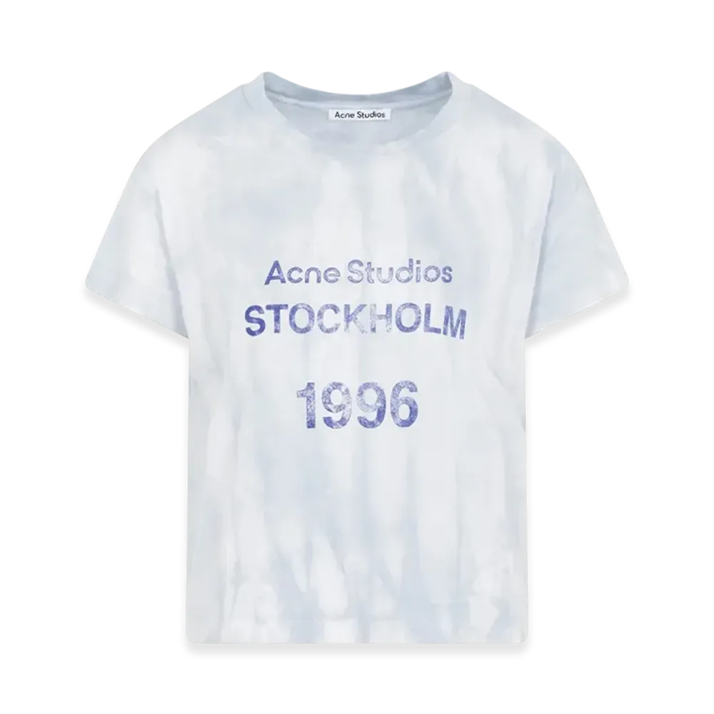 Acne Studios Logo Stamp T-Shirt "Pale Blue"