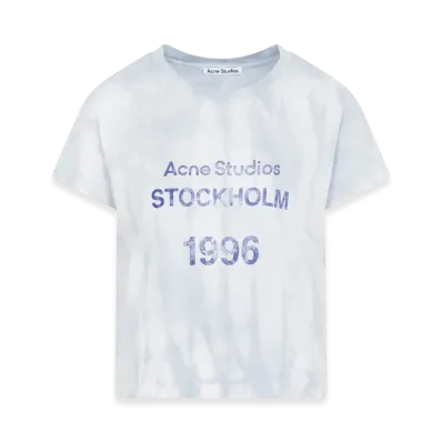 Acne Studios Logo Stamp T-Shirt "Pale Blue"