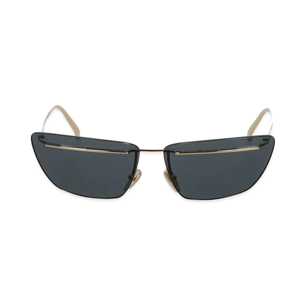 PRADA Women's Sunglasses "Gold/Dark Gray"