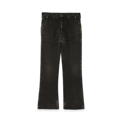 N.HOOLYWOOD COMPILE x Wrangler Denim Pants "Black"