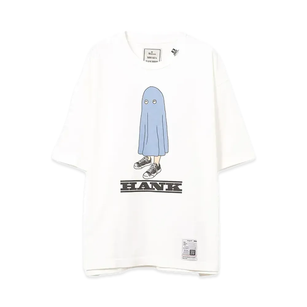 Maison MIHARA YASUHIRO HANK Printed Half Sleeve T-Shirt "White"
