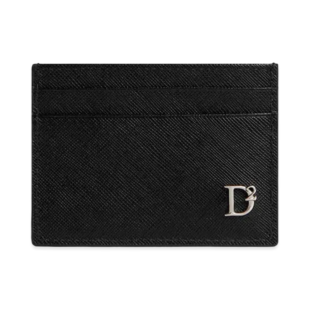 Dsquared2 D2 Statement Credit Card Holder "Black"