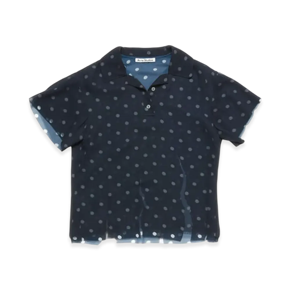 Acne Studios Layered T-Shirt "Navy/White"