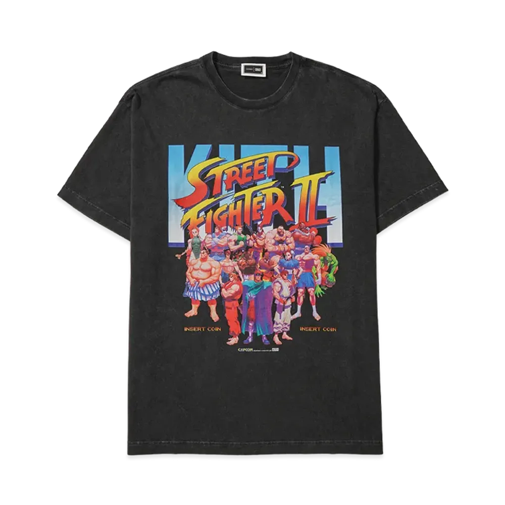 Kith x Capcom Super Street Fighter Vintage Tee "Black"
