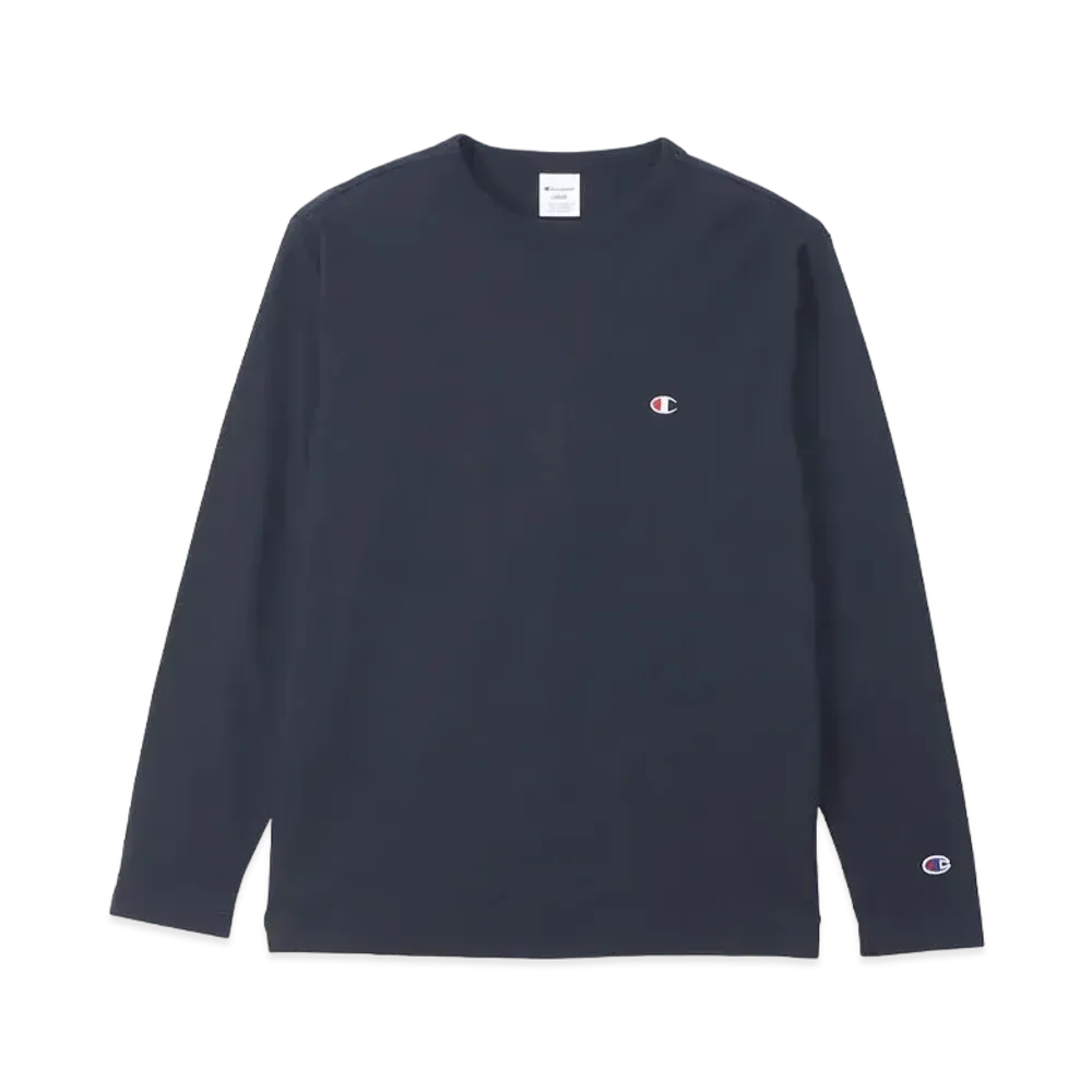 Champion Long Sleeve T-shirt "Navy"