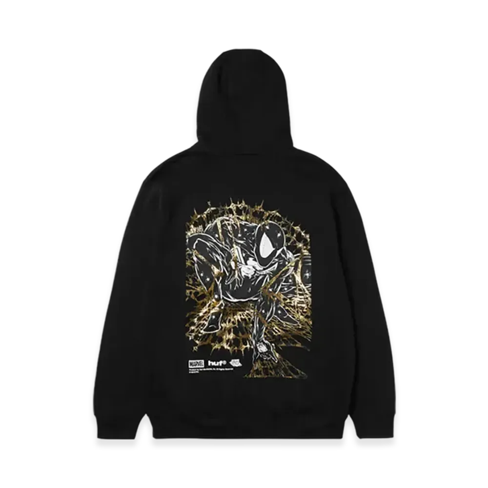 HUF x MARVEL SPIDER-MAN Arachknight Full Zip Hoodie "Black"