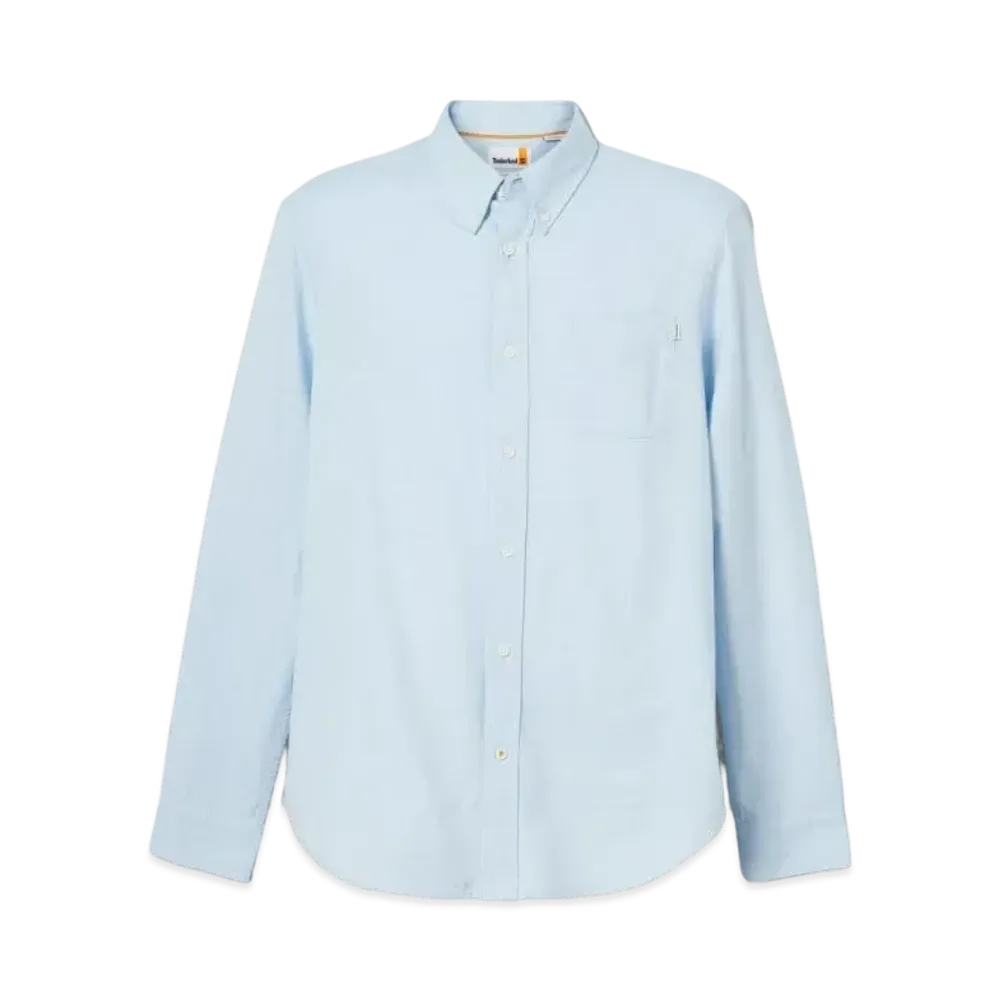 Timberland Men's Long Sleep Gail River Yarn Die Oxford Shirt "Sky Way"