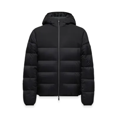 MONCLER Veumont Hooded Short Down Jacket "Black"