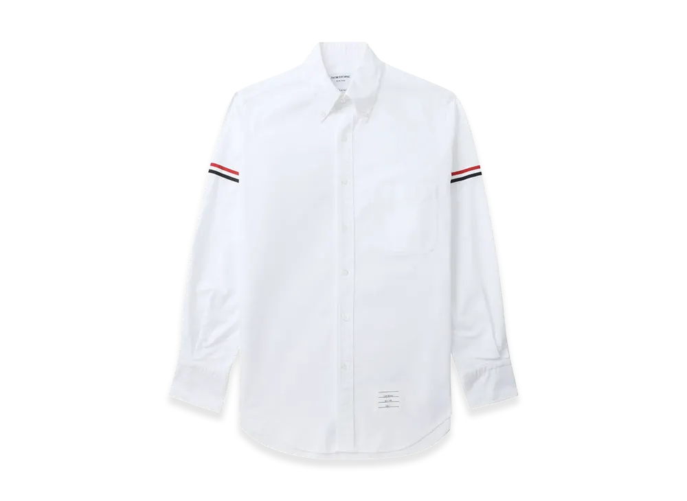 THOM BROWNE Oxford Armband Classic Shirt "White"