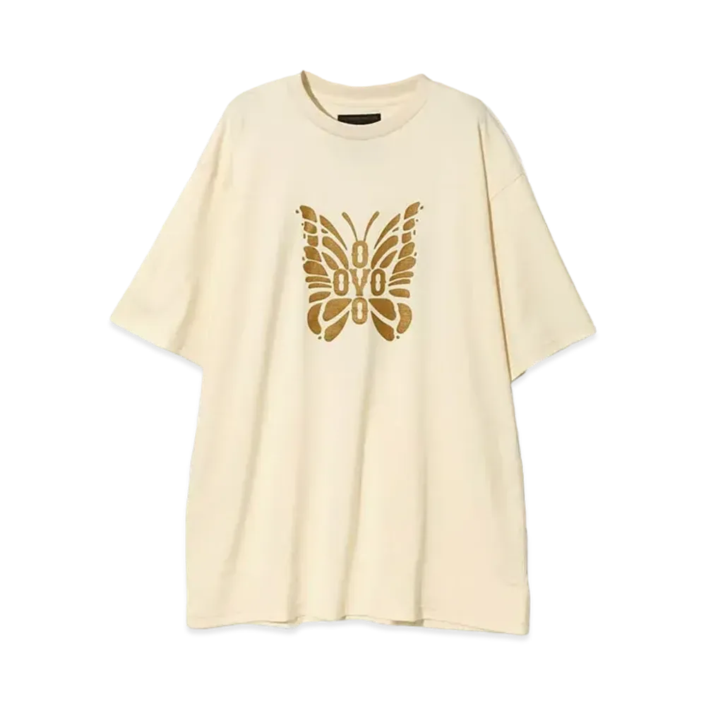 Needles x OCTOBER’S VERY OWN S/S Crew Neck T "Ivory"