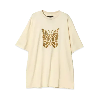 Needles x OCTOBER’S VERY OWN S/S Crew Neck T "Ivory"